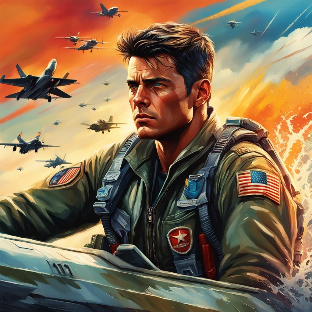 Hyperrealistic Aerial Action Splash Art