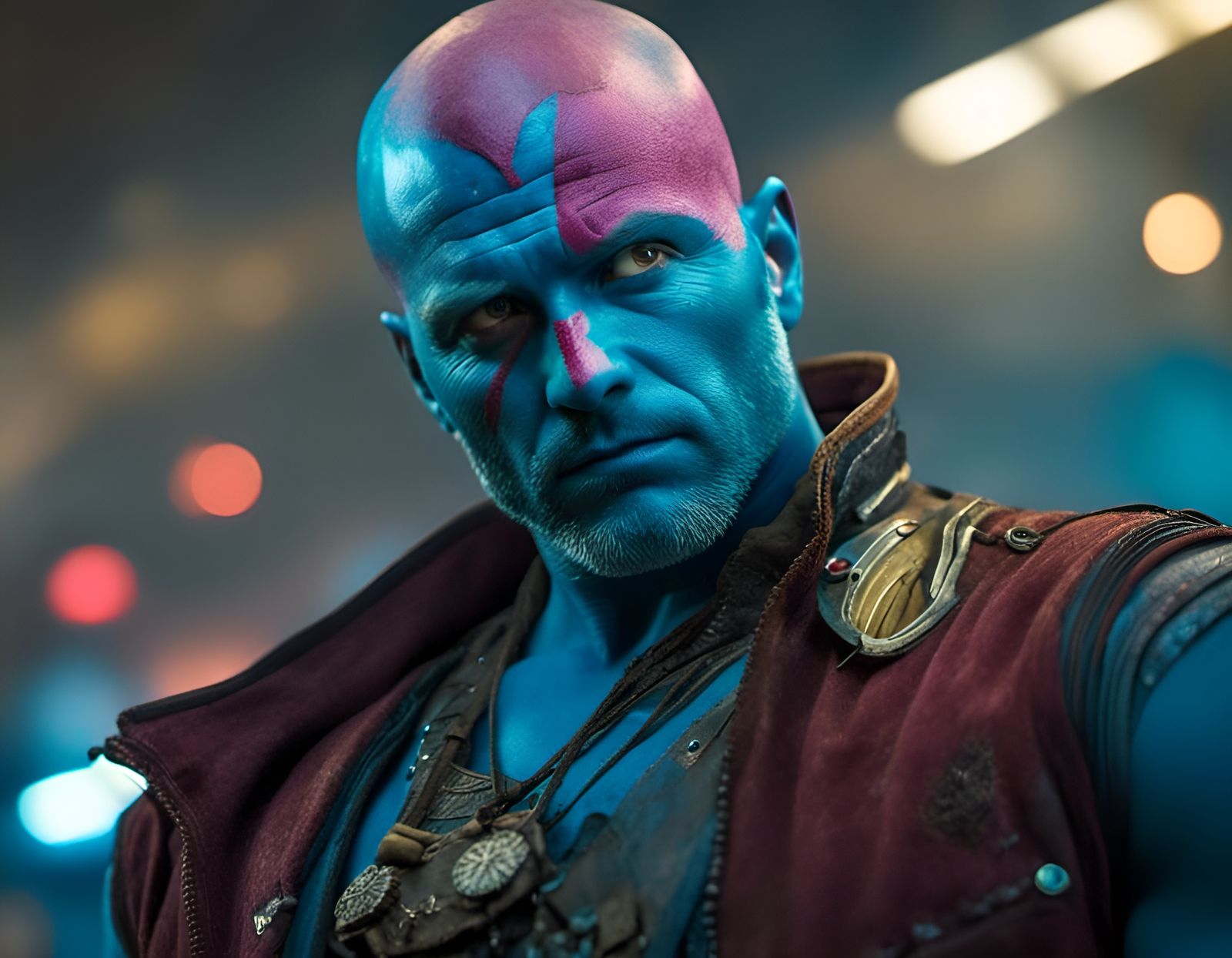 <lora:Beautify:1.0> Yondu from Guardians of the Galaxy, 8K, HDR