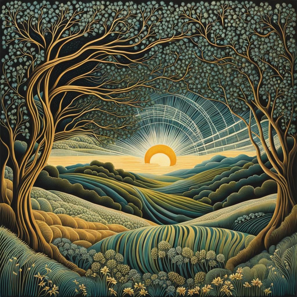 Creation of Heaven and Earth: Intricate Art