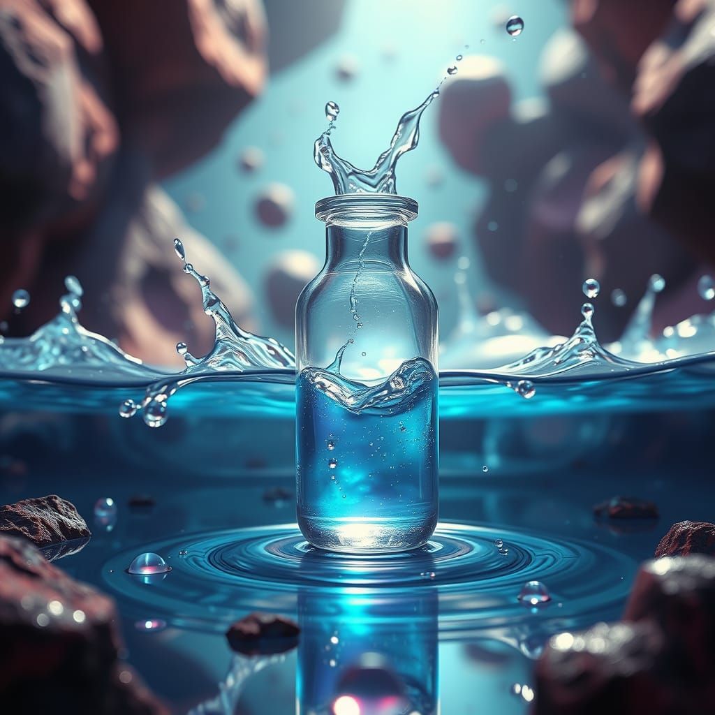 Ethereal Liquid in a Dreamlike Vessel