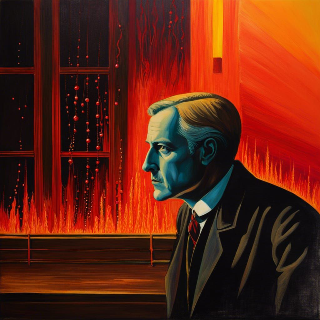 Inferno Haze: A Hyperrealistic Impression of Summer Heat