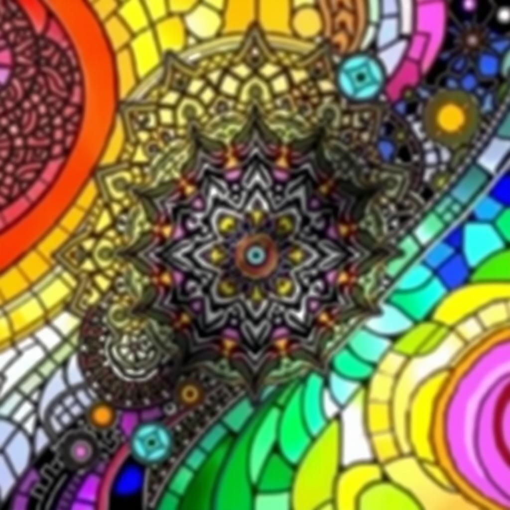 (Escher-esque 2D to 3D to 4D Illusionary Depth Perception Di...