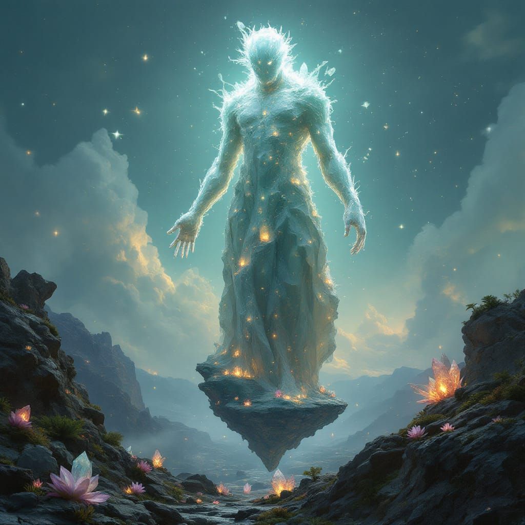 Crystalline Being in Gravitational Equilibrium