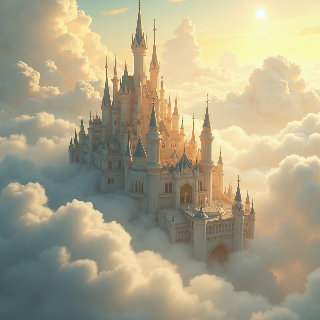Castle in clouds