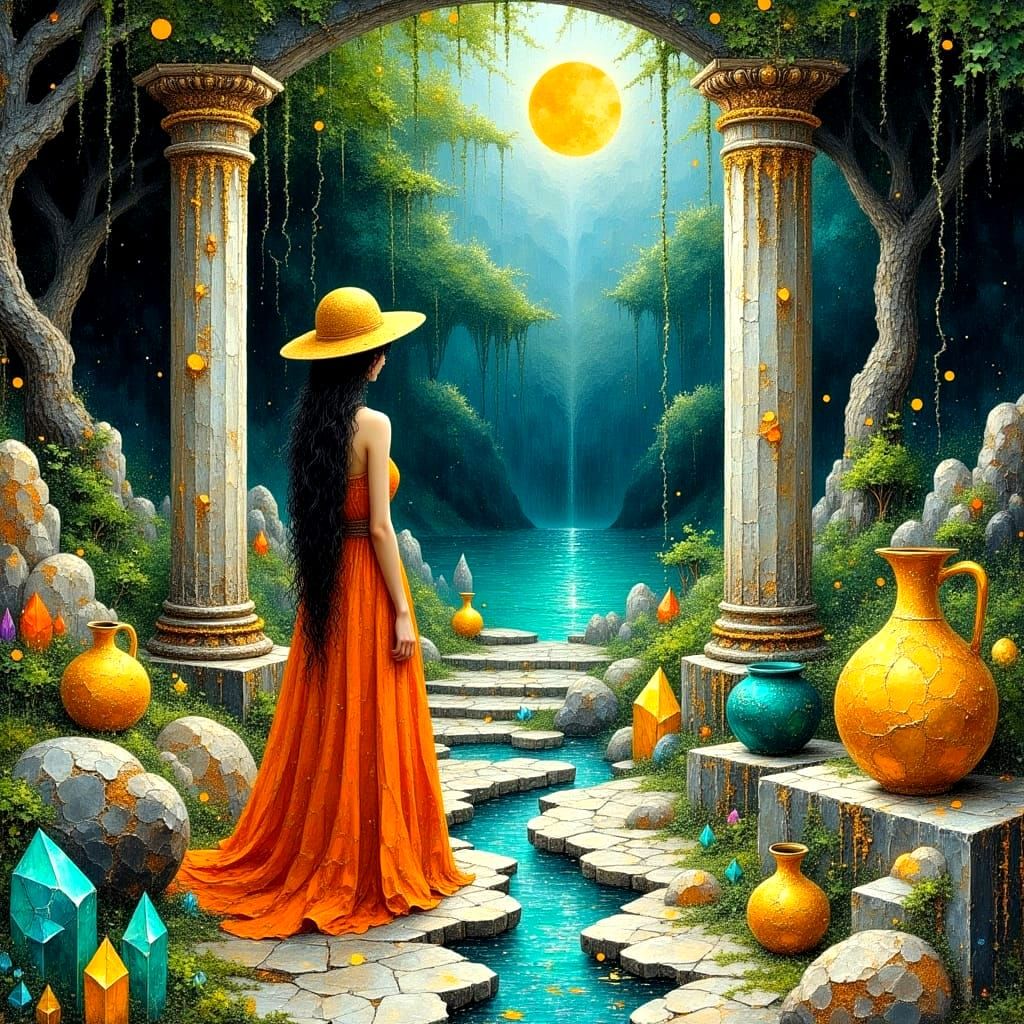 Adventurous Girl Finds Lost Atlantean Temple