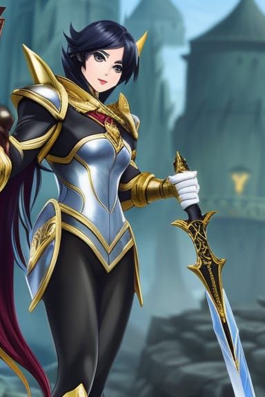 Fiora Laurent: Detailed Dark Fantasy Character Portrait