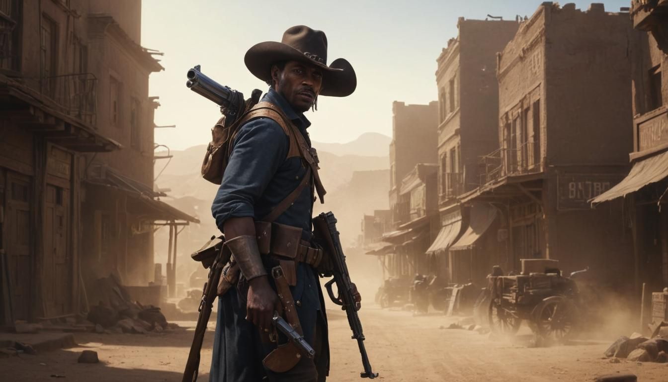 Wild West Shootout: Afrocentric Gunslingers in Dark Fantasy