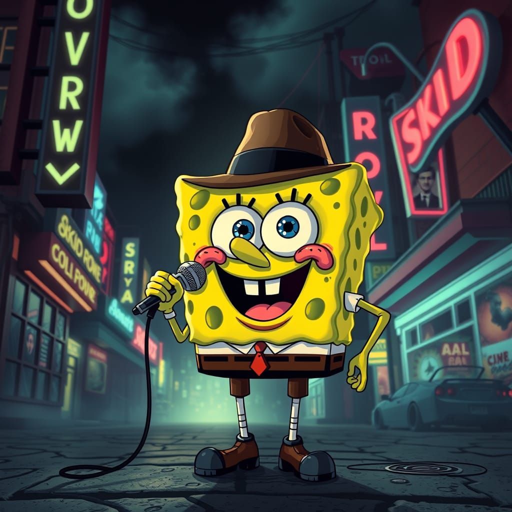 SpongeBob SquarePants in Little Shop of Horrors