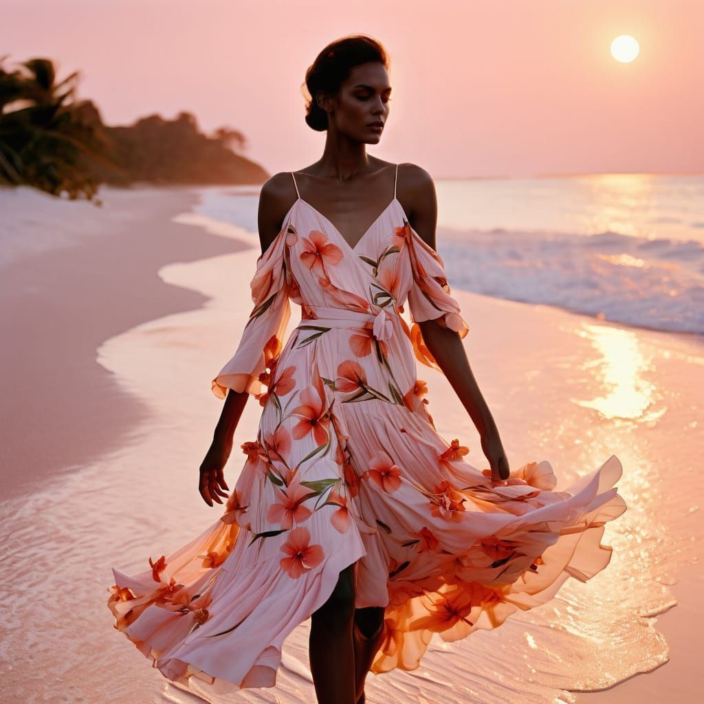 "Sunset Siren" – Nerium Oleander (Oleander) 🌅
💫 Models: Mix of Gisele Bündchen, Hunter McGrady, and Cindy Crawford
🎨 ...