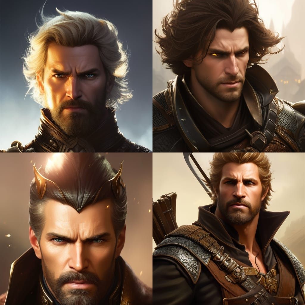 Medieval Rogue Bandit: Dark Fantasy Portrait