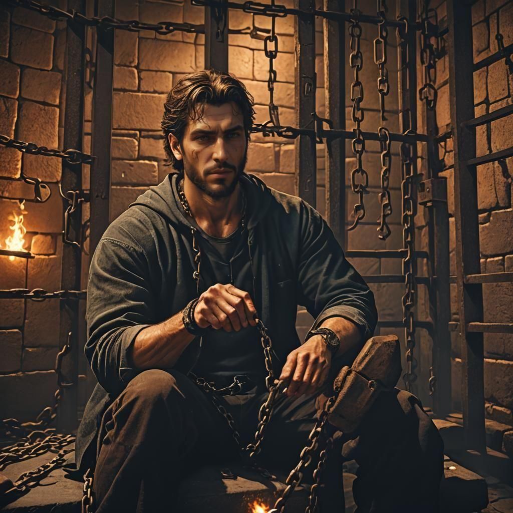 Young Man in Detention: Fantasy Concept Art