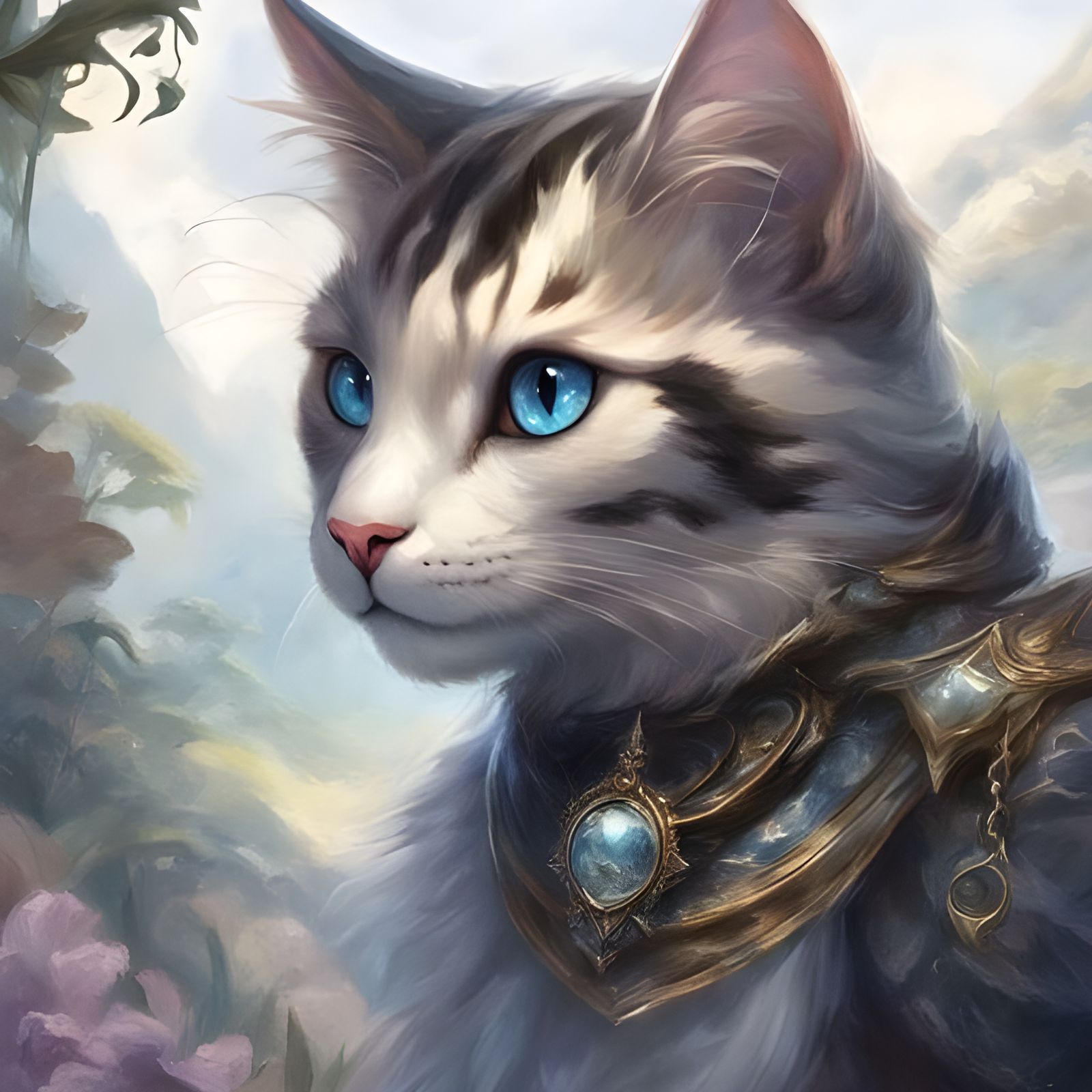 Realistic Cat Dinosaur Close-Up