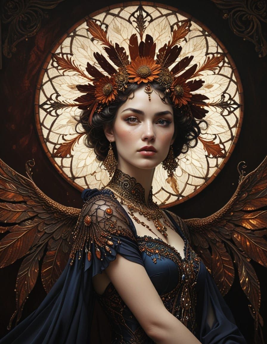 Princess of Hawkthrone Portrait in Caravaggio Style