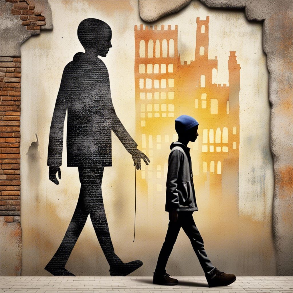 Translucent Teen Graffiti: Hyper-Realistic 3D Art