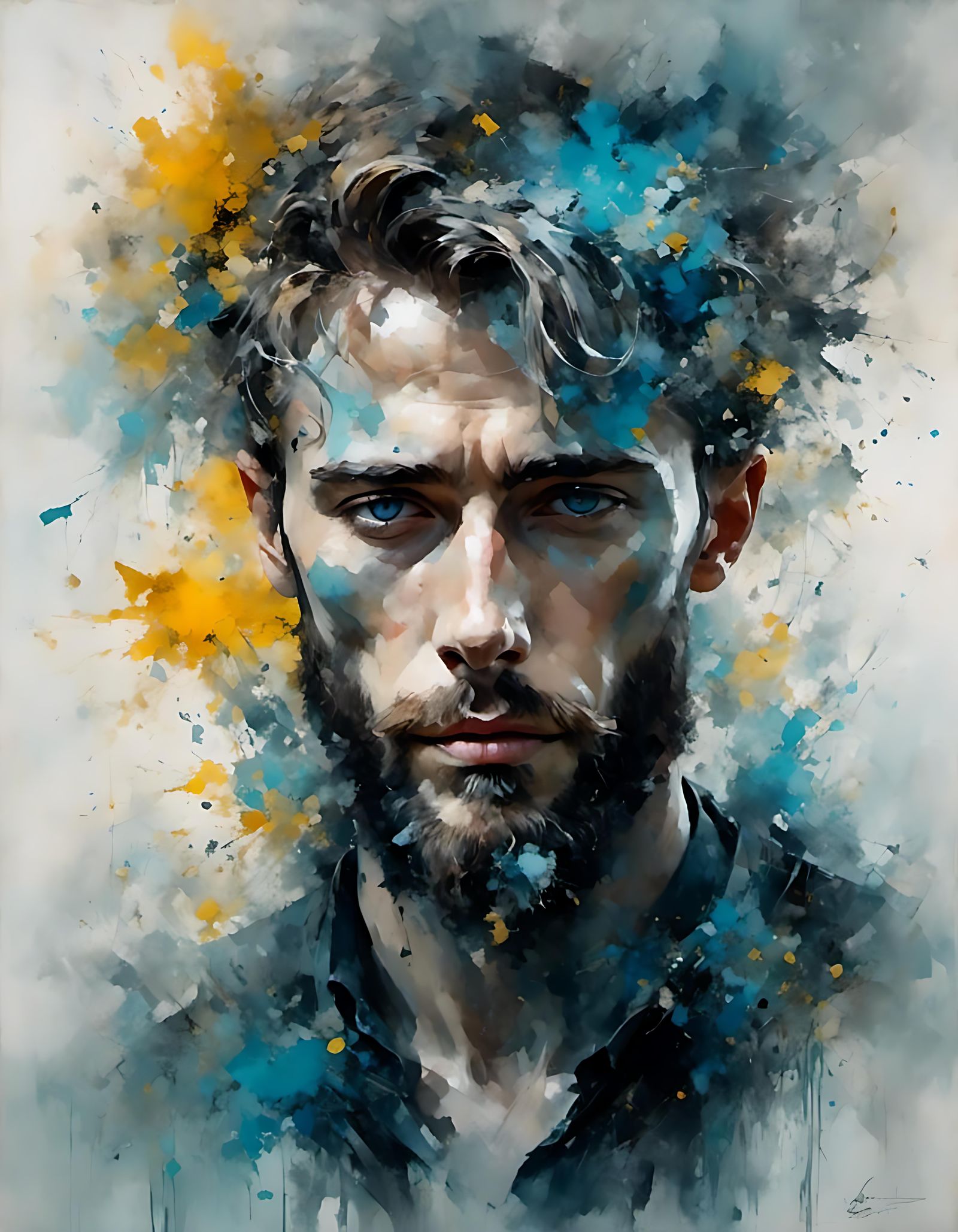 Dreamy Surreal Portrait in Vintage Photograph Style