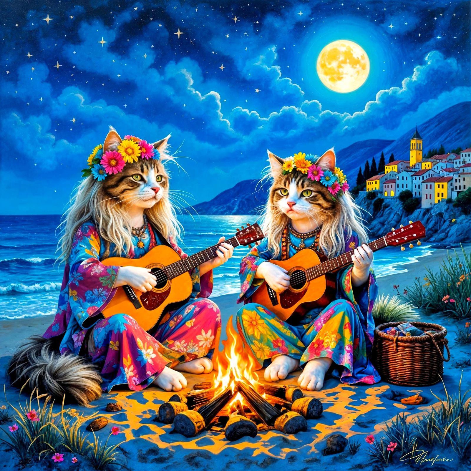 Hippies Generation. Love N' Peace
