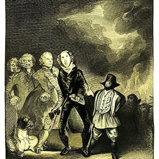 Alien Strangers in a Midnight Cafe