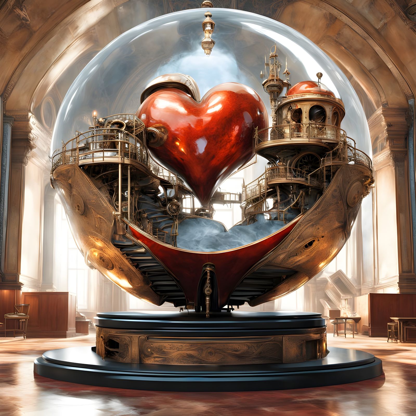 Encountering great heartship