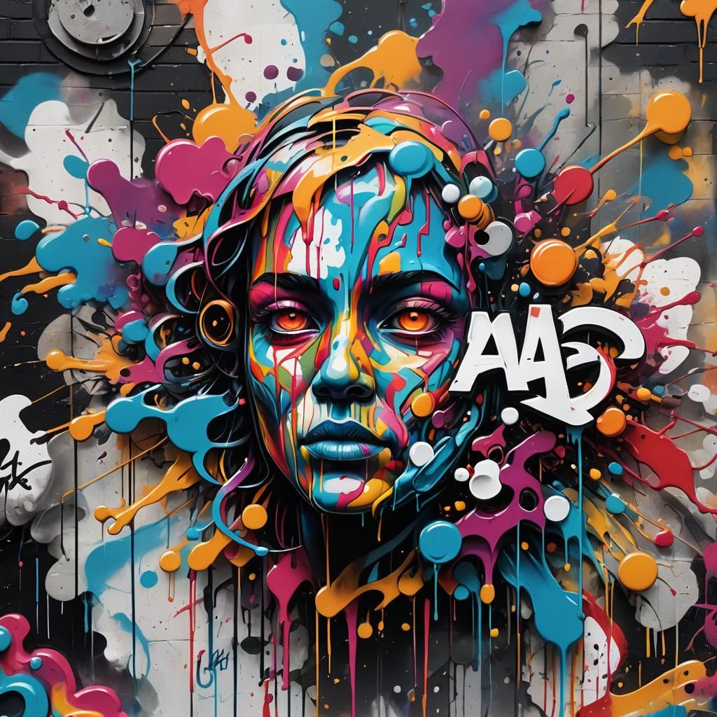 Graffiti Art Unveiling Meta AI Magic