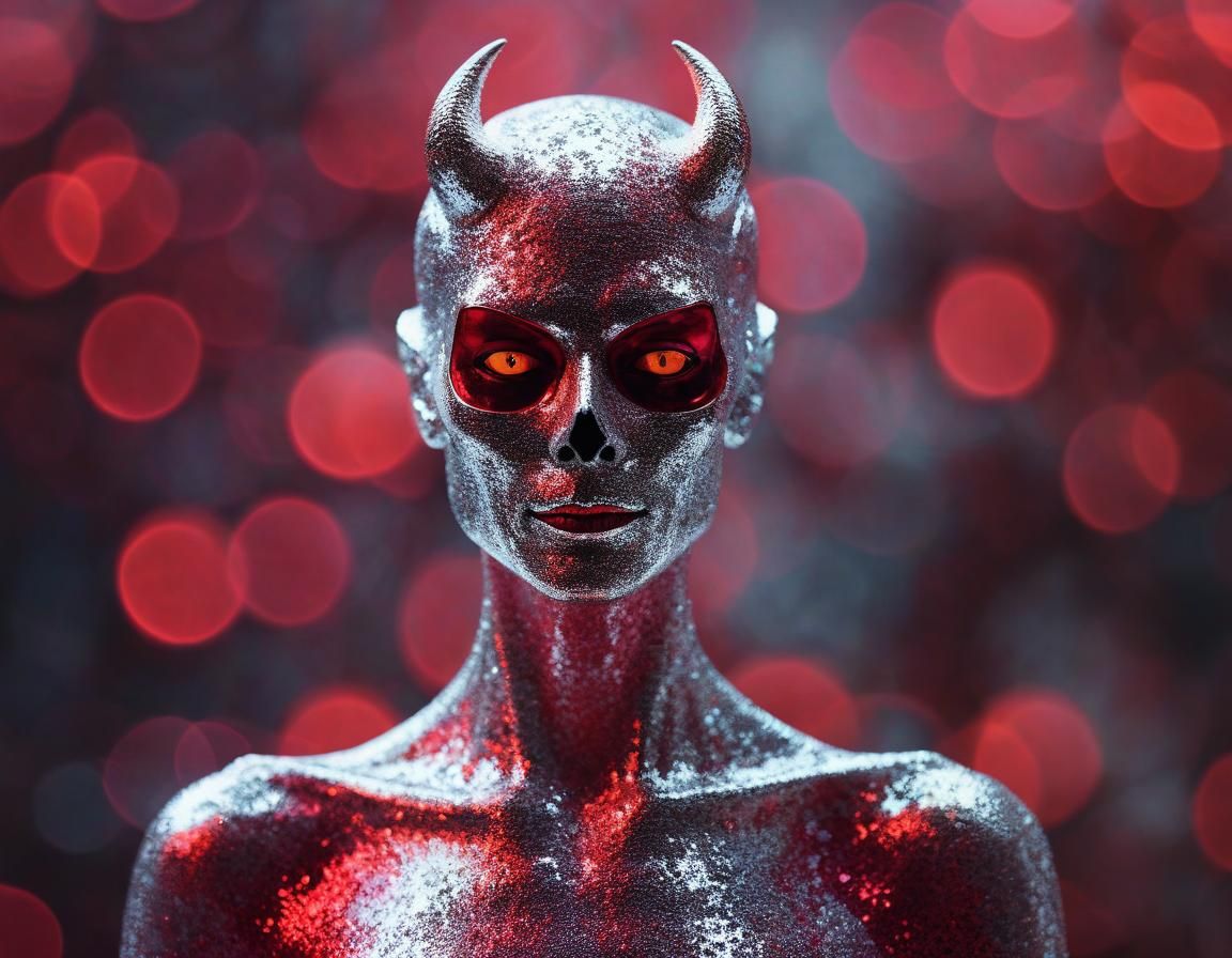 Ethereal Art of Jane Jay in Crimson Chrome Style