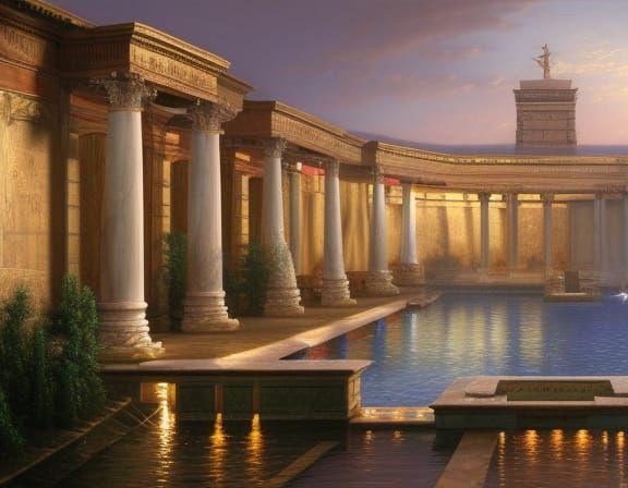 Epic Roman Bathhouse in Ultra High Definition