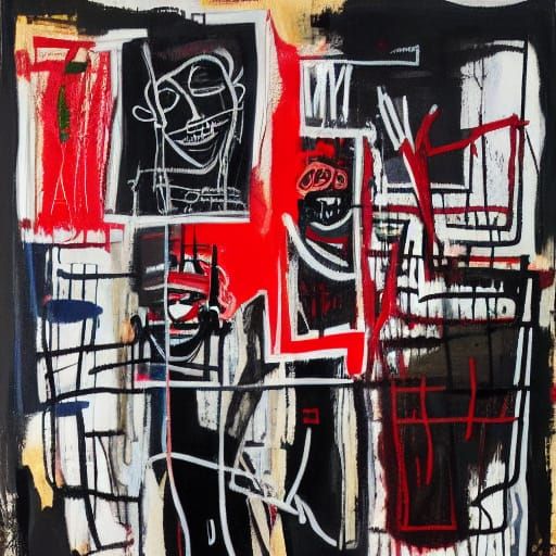 Activist Art in Basquiat Style: Frenetic Rebellion