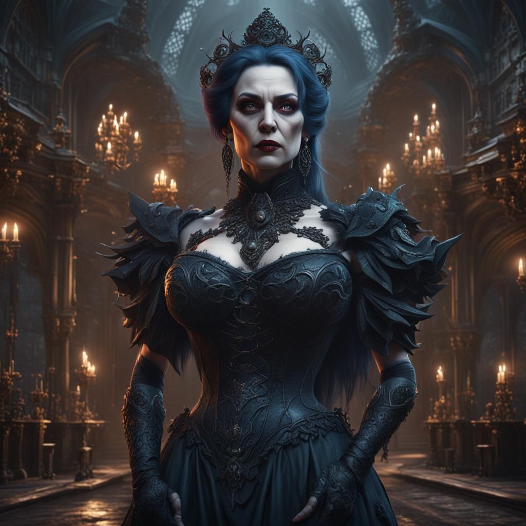 Gothic Woman with Intricate Details