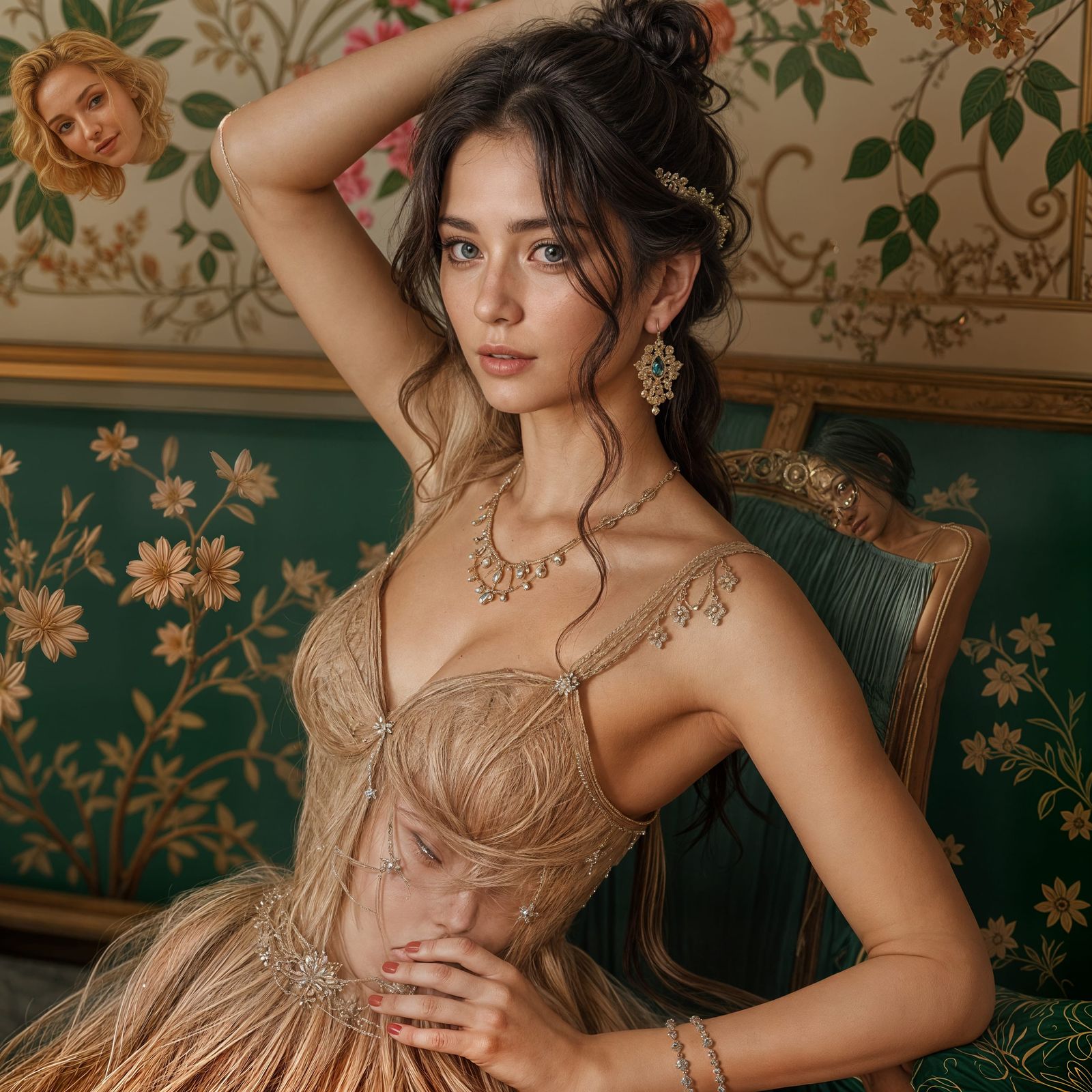 Ethereal Goddess in Radiant Beauty