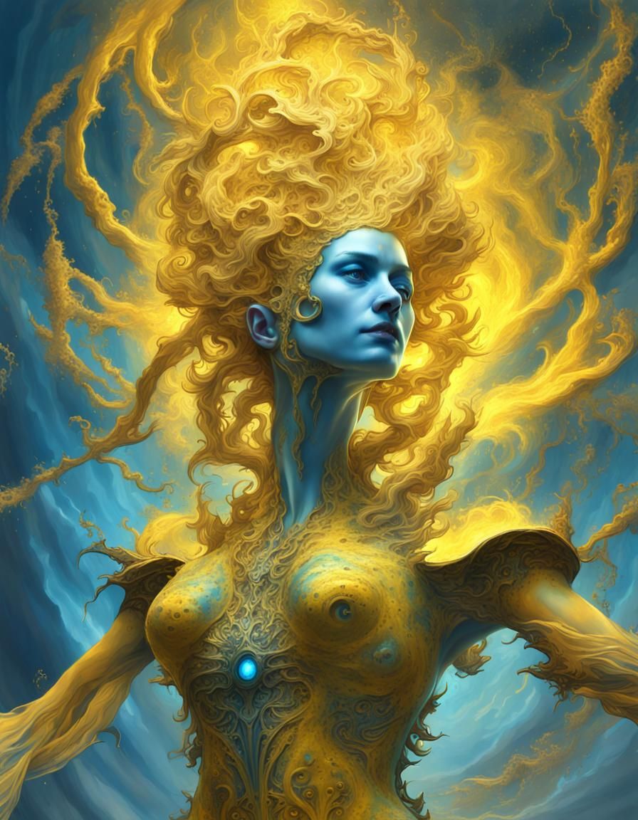 Baroque Science Fantasy Goddess of Destruction