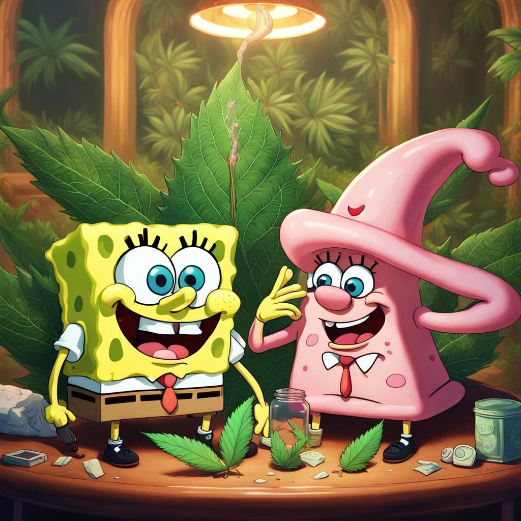 SpongeBob and Friends in Hyperdetailed Art