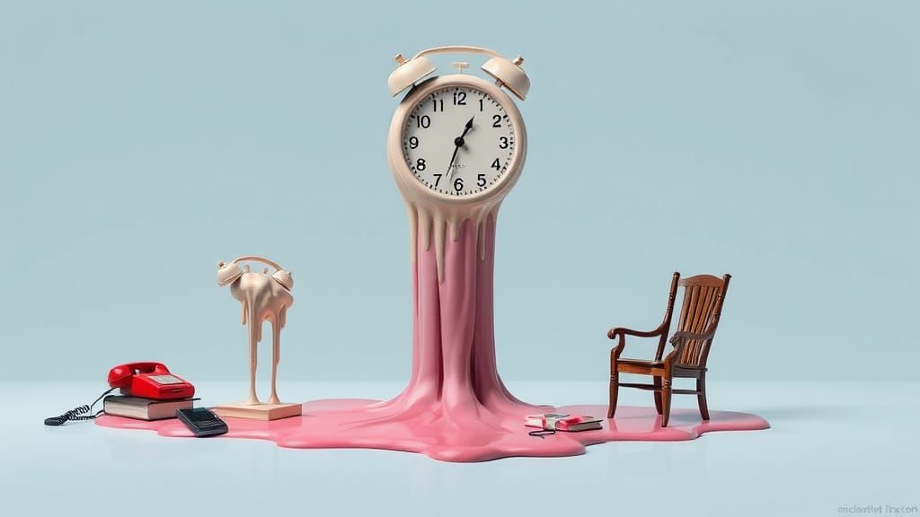 Surreal Melting Objects Drip in Timeless Surrealism