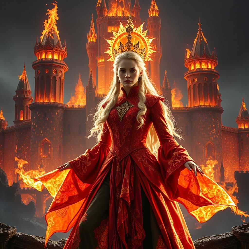 Majestic Flame Queen of Fire Castle