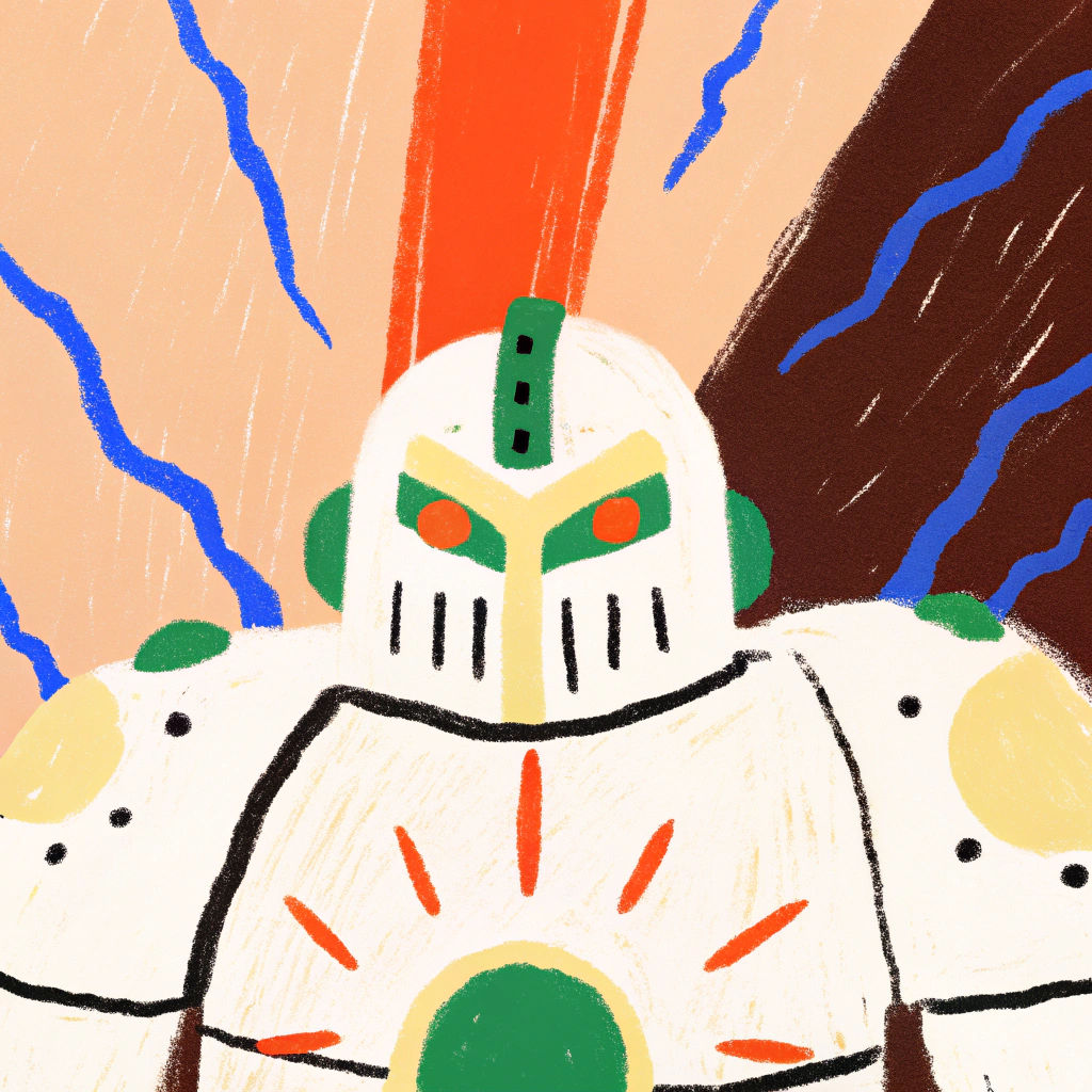 Dreadpunk Paladin in Sinister Armor