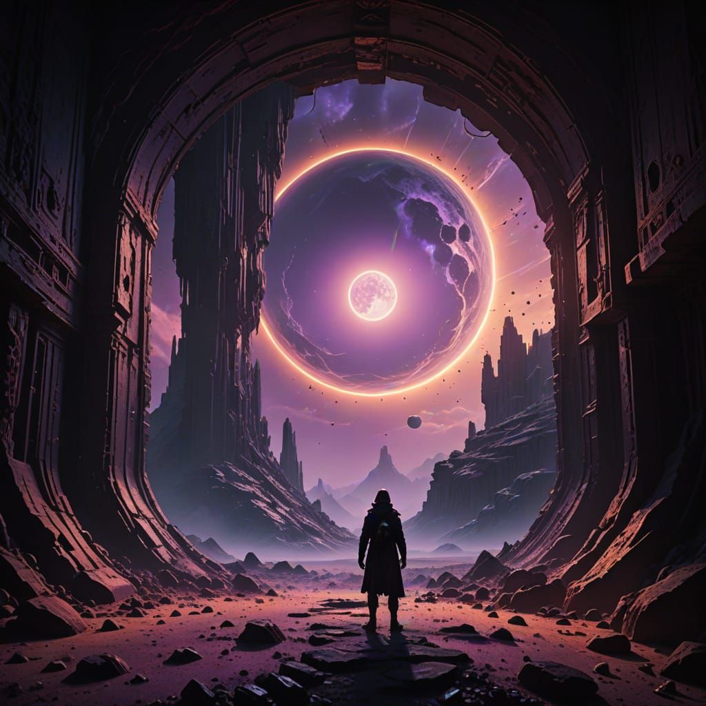 Alien Portal Discovery on Dead Moon