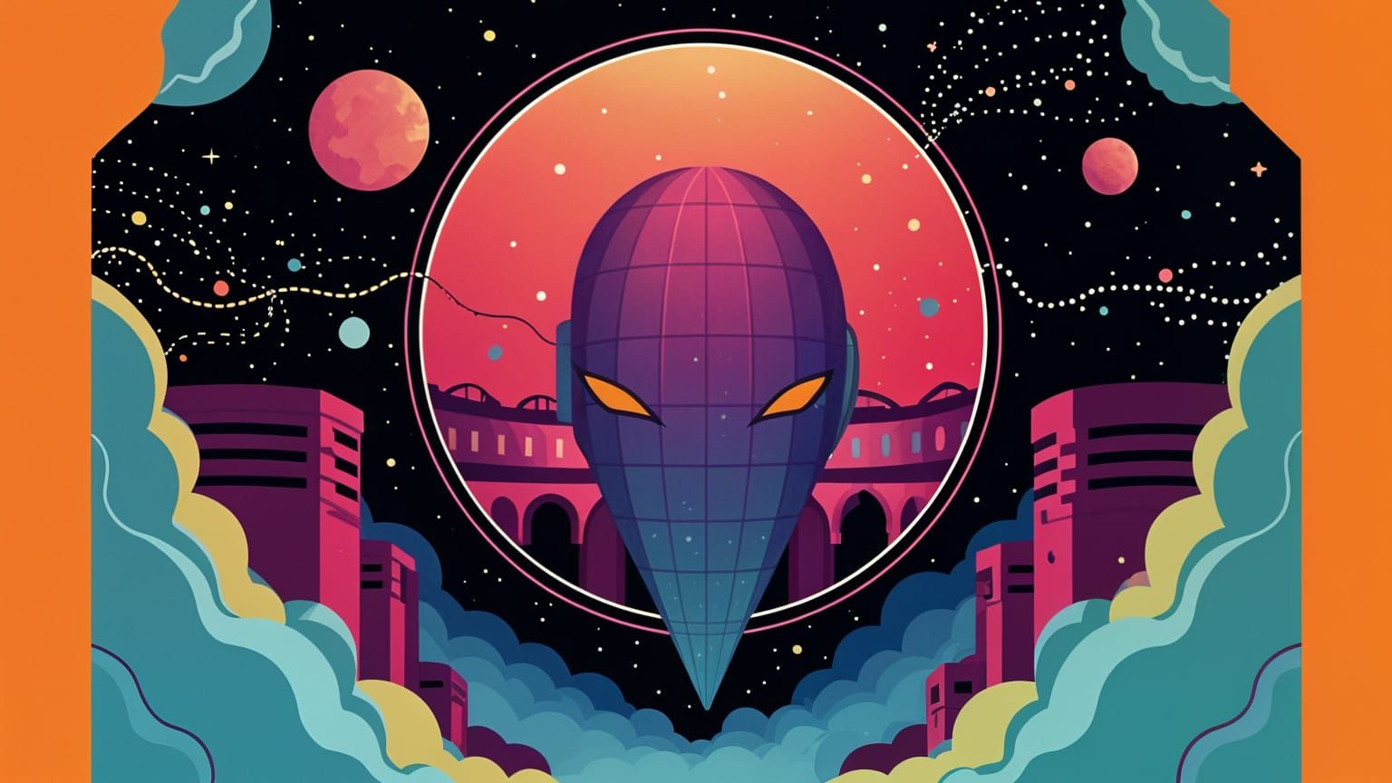 Ethereal Space Age Ghosts Text