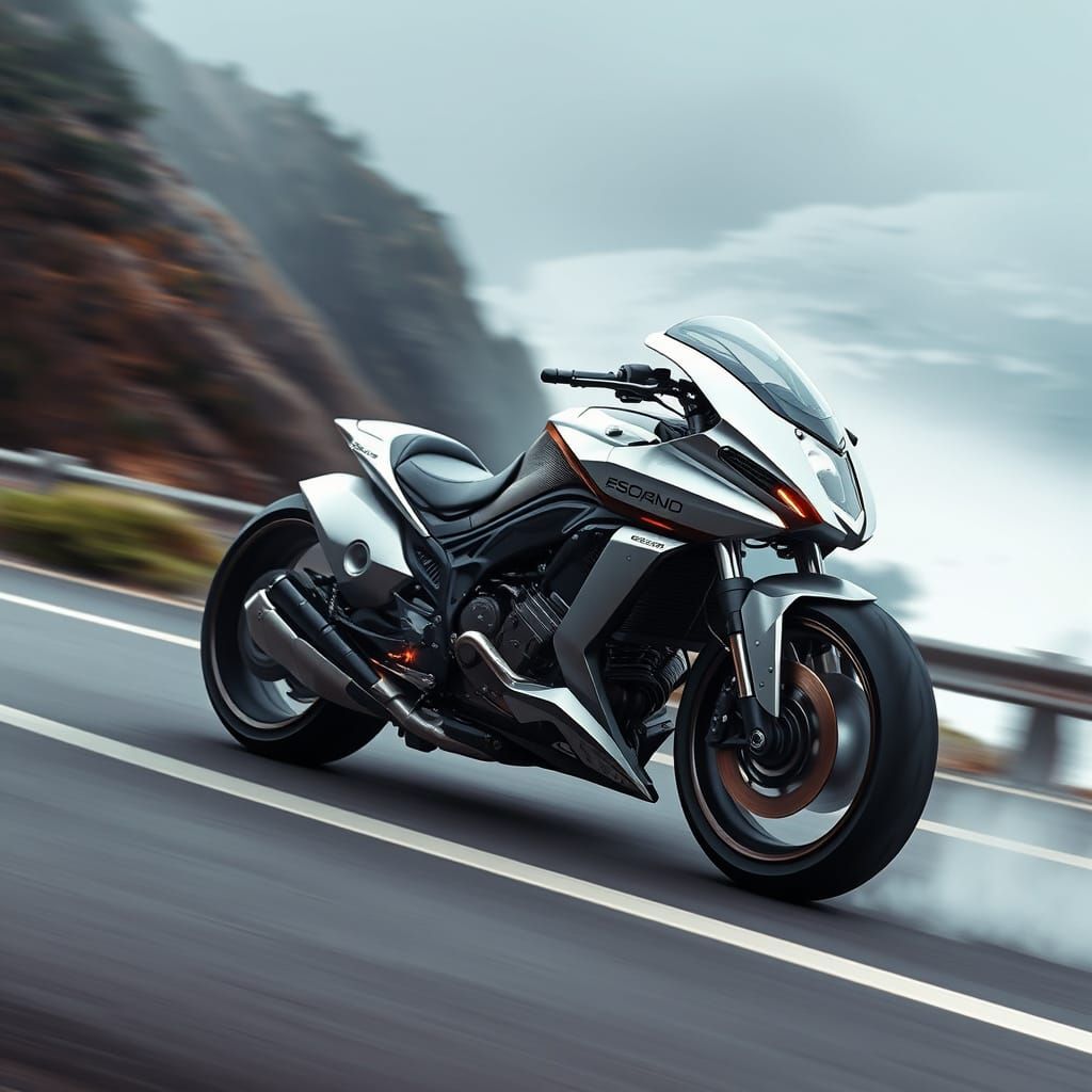 Cyberpunk Coastal Chopper