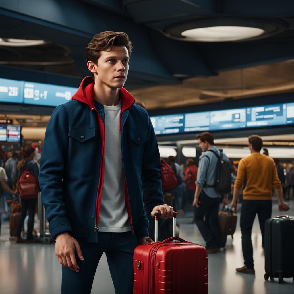 Peter Parker's Vacation: Baggage Claim Scene