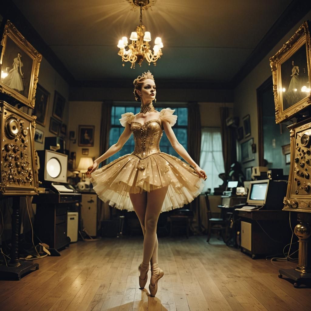 Ballerina Changeling Soars in Apocalyptic Sky