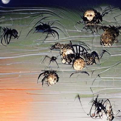 Surreal Image: The Average Person Eats Spiders