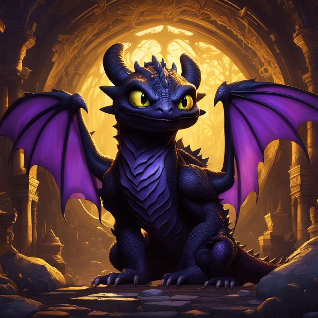 Toothless: Dark Fantasy Concept Art in 8K