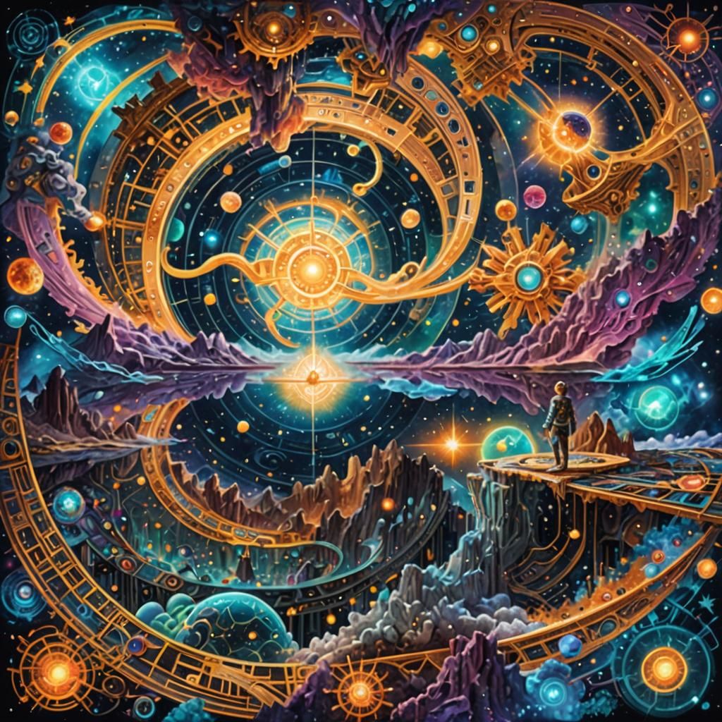 Holographic Quantum Astral Cosmic Illustration