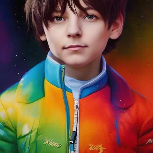 Adorable Chibi Louis Tomlinson Portrait in 8K