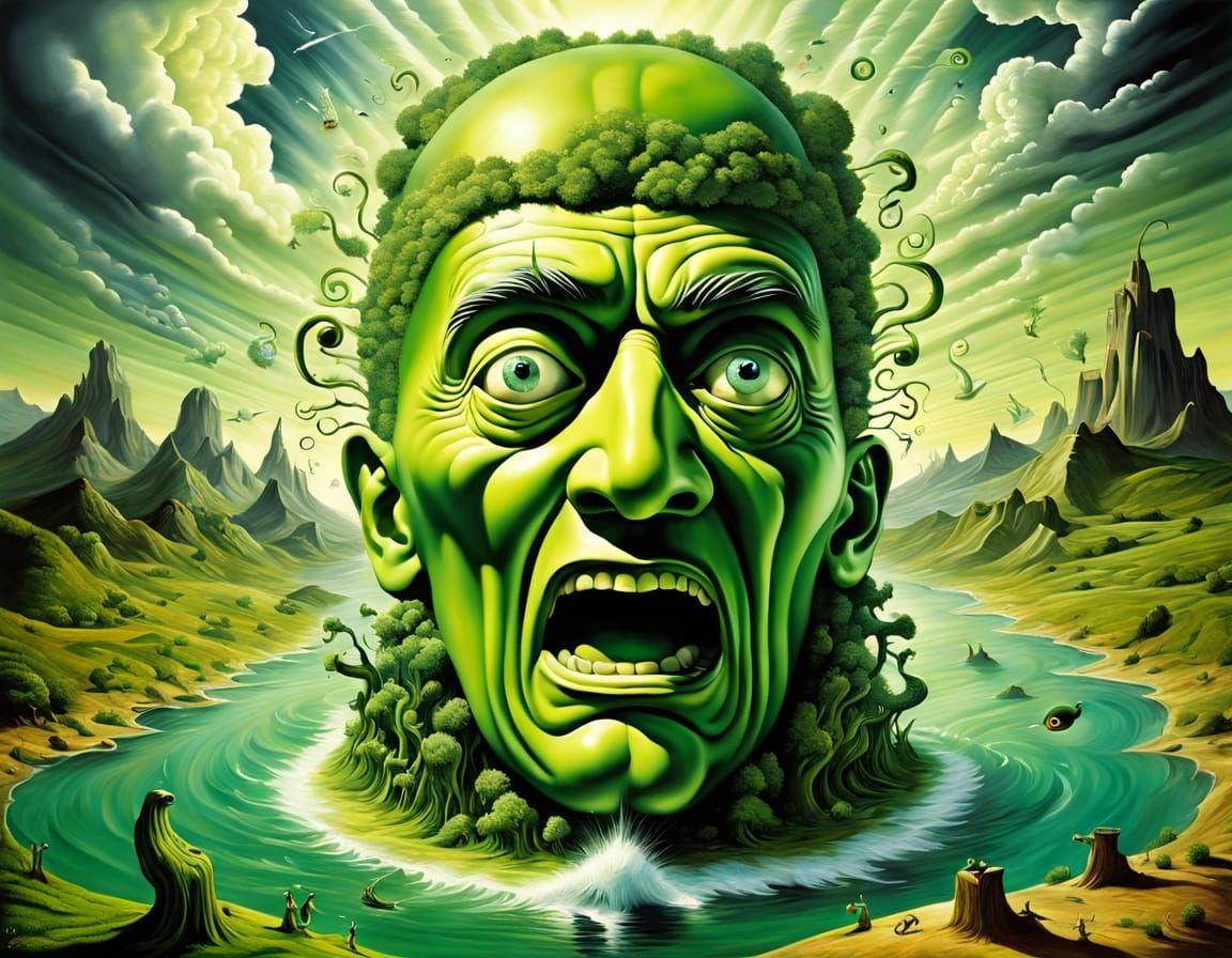 Mystical Landscape - Surreal Fantasy Concept Art