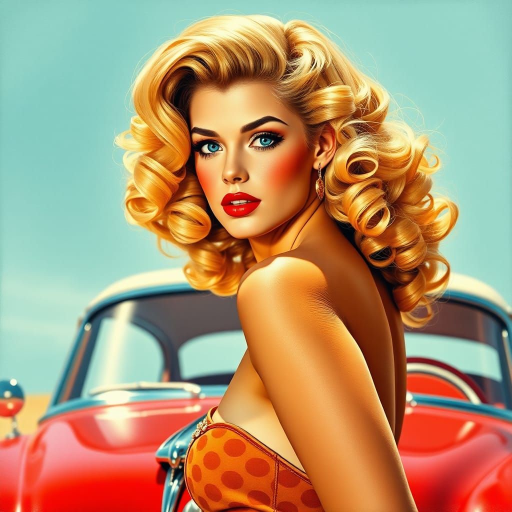 1950s Pin-up art