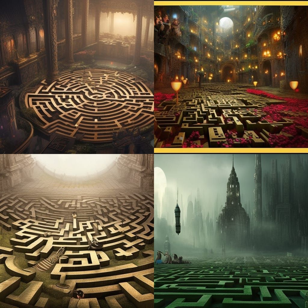 Epic Party at the Center of a Maze