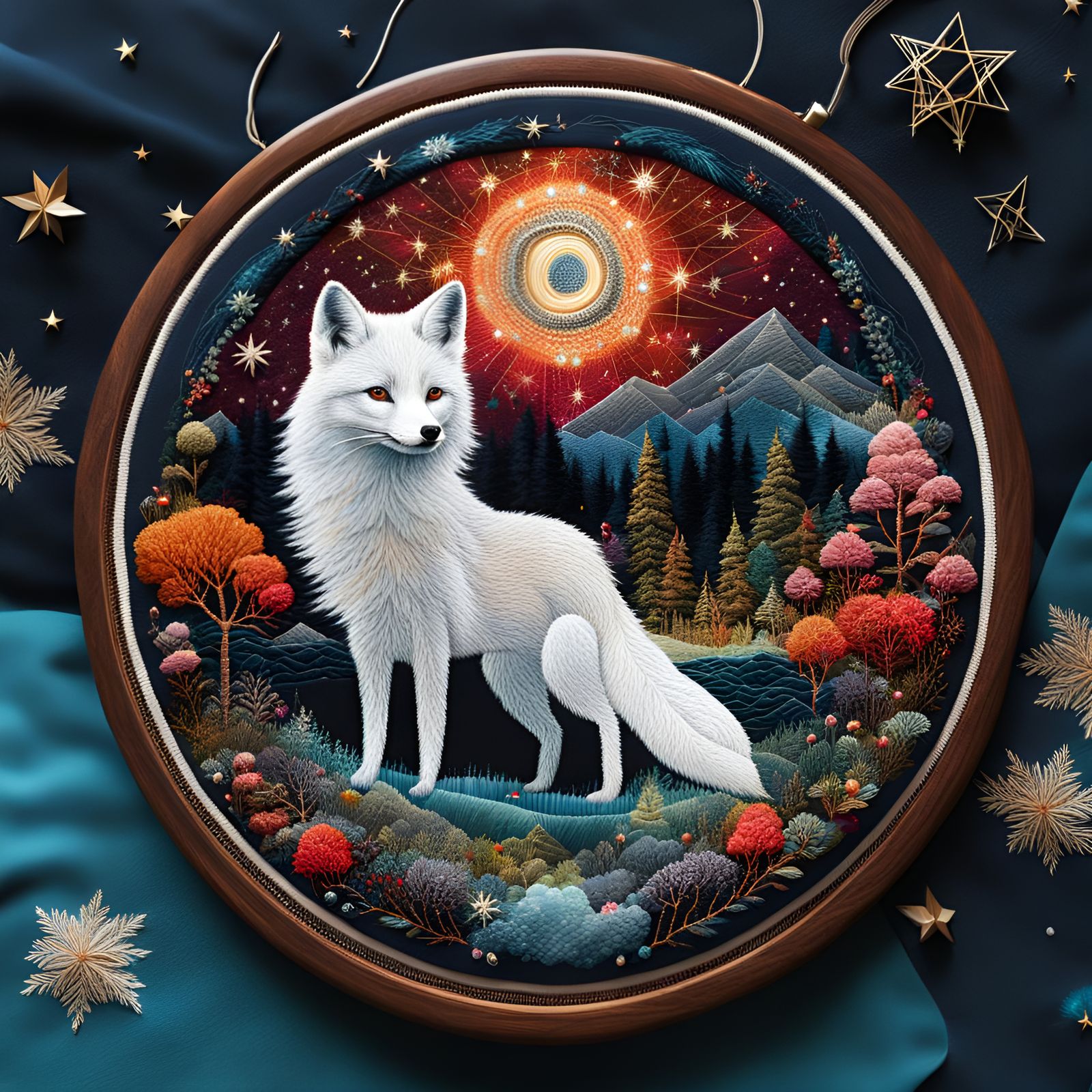 The Elusive white fox