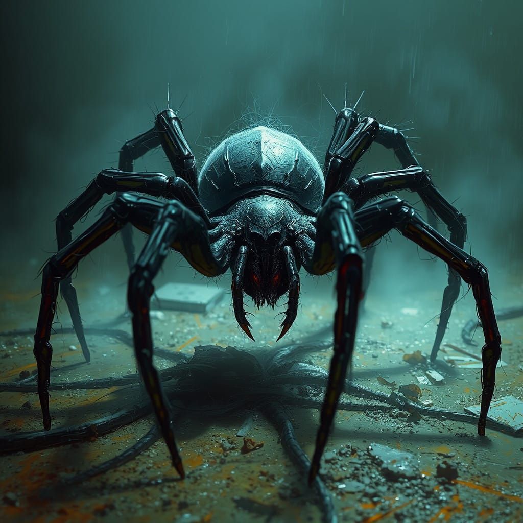 This odd patronus takes the form of a tarantula. It is vaguely transparent.