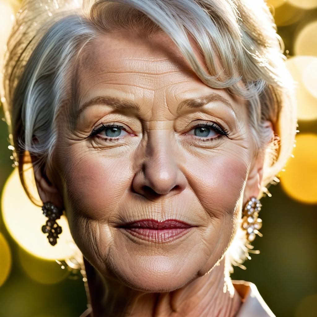 Helen Mirren and Judi Dench: Blended Photographic Portrait