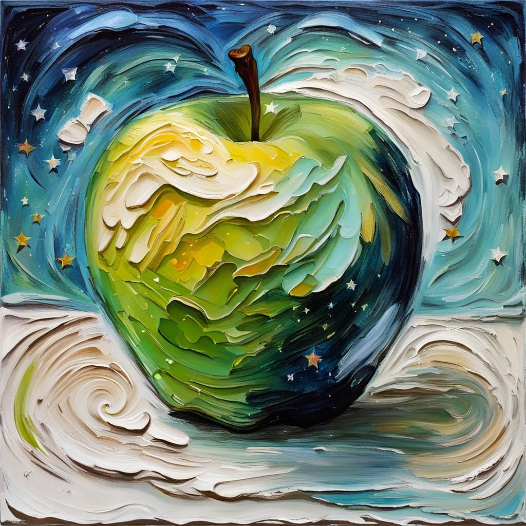 Impasto apple