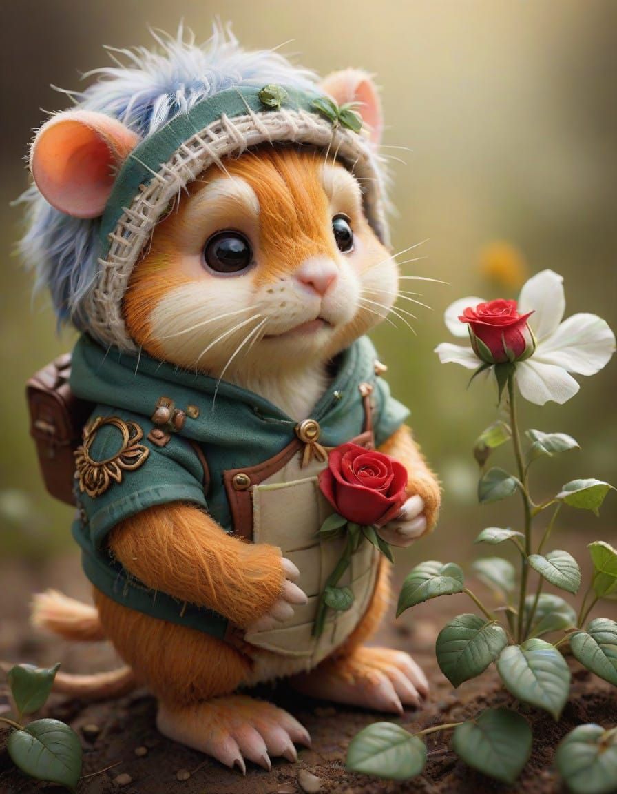 A Grumpy Troll's Thorny Woe in Whimsical Fantasy